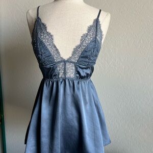 Victoria’s Secret Lace-Detailed Chemise